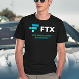 Ftx Risk Management Department Black T-Shirt - Navy