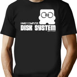 Famicom Disk Black T-Shirt - Black
