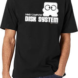 Famicom Disk Black T-Shirt - White