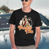 Family Ties Essential Black T-Shirt T-Shirt - Navy