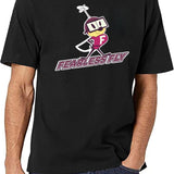 Fearless Fly Black T-Shirt - White