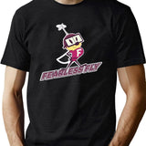 Fearless Fly Black T-Shirt - Green