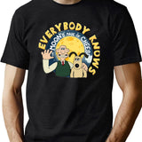 Feathers McGraw Black T-Shirt - Green
