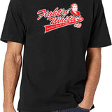 Fighting Whities Black T-Shirt - White