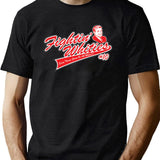 Fighting Whities Black T-Shirt - Green