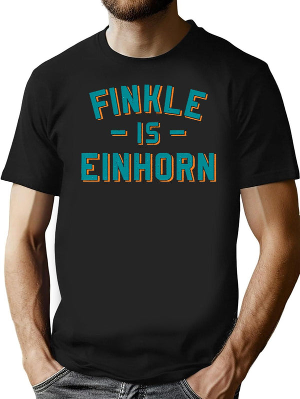 Finkle Is Einhorn Black T-Shirt - Black
