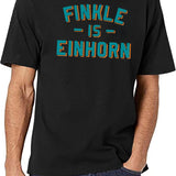 Finkle Is Einhorn Black T-Shirt - White