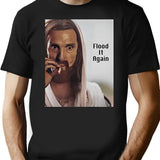 Flood It Again Black T-Shirt - Black