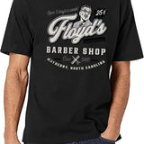 Floyd'S Barber Shop Estd. 1960 Black T-Shirt - White