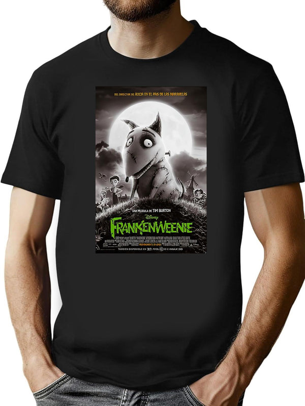 Frankenweenie Frankenweenie Essential Black T-Shirt - Black