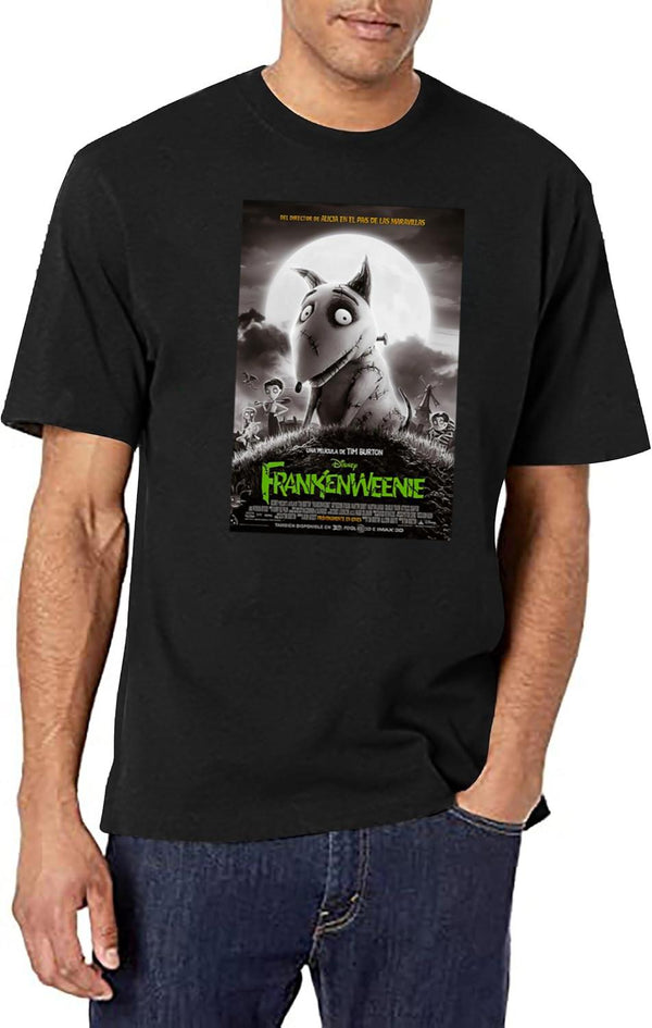 Frankenweenie Frankenweenie Essential Black T-Shirt - White