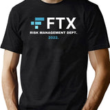 FTX Risk Management Department Fun Idea Black T-Shirt - Green