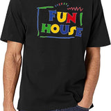 Fun House Black T-Shirt - White