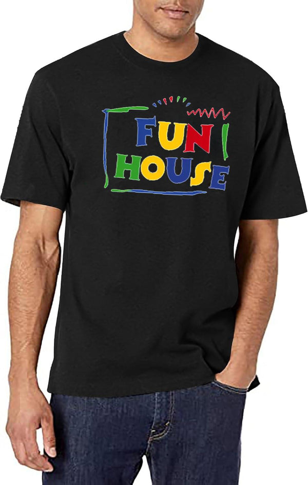Fun House Black T-Shirt - White