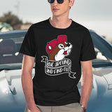 Funny BUC Around and Find Out Black T-Shirt - Navy