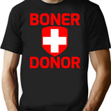 Funny Hubie Halloween Mom Boner Doner Black T-Shirt - Black