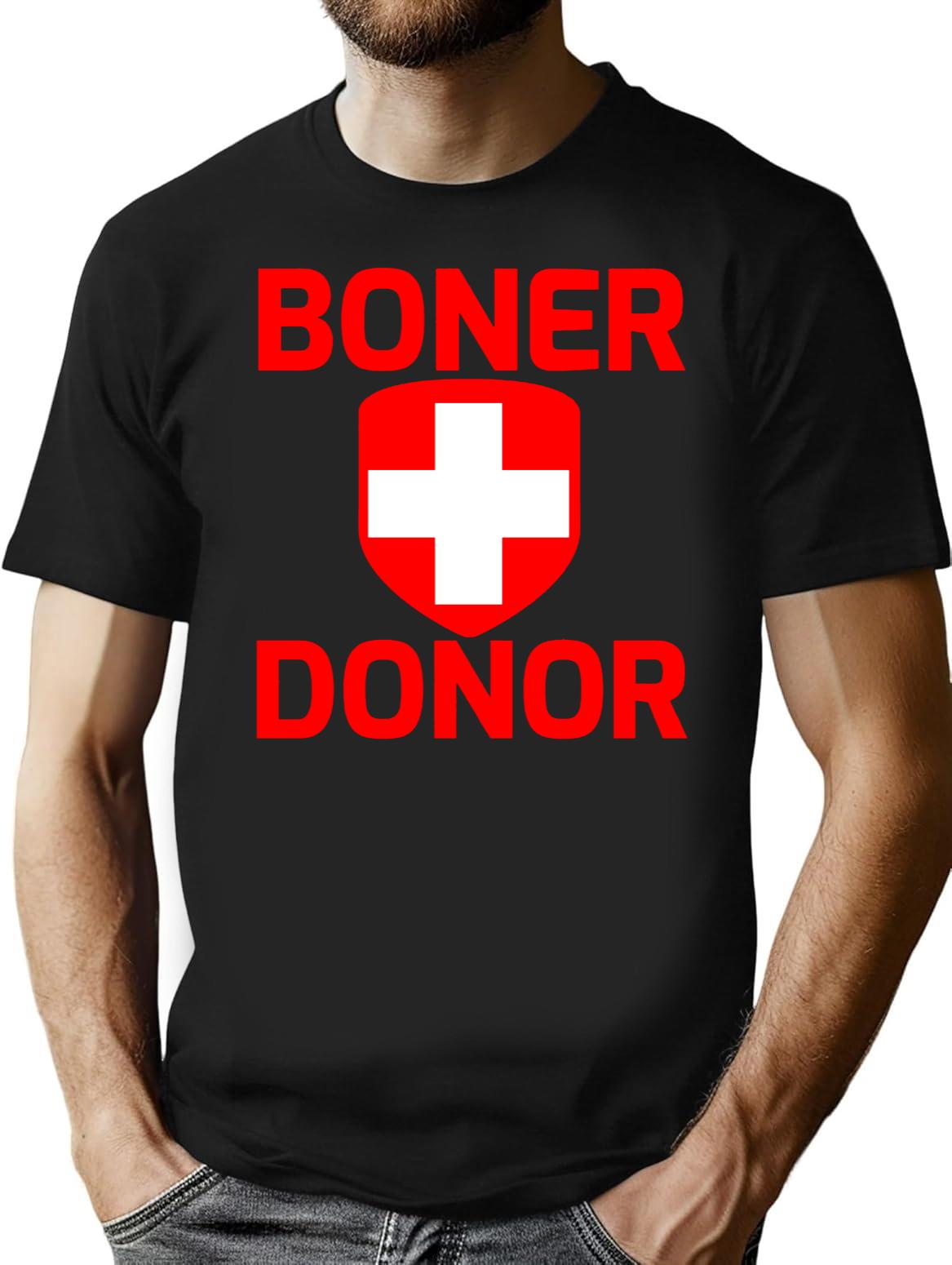 Funny Hubie Halloween Mom Boner Doner Black T-Shirt - Black