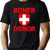 Funny Hubie Halloween Mom Boner Doner Black T-Shirt - Green