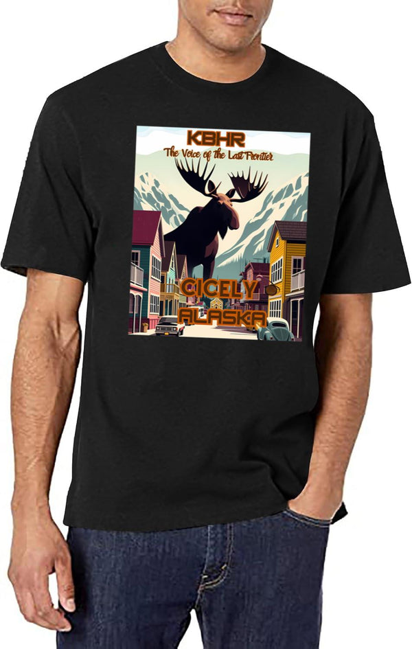 Funny Northern Exposure Cicely Alaska Classic Black T-Shirt - White