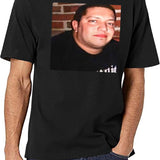Funny Punktify Sal Vulcano Meme Black T-Shirt - White
