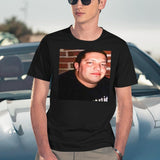 Funny Punktify Sal Vulcano Meme Black T-Shirt - Navy