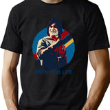 Futbol Is Life Black T-Shirt - Green