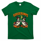 Goose Bumps Halloween Duck Funny T-Shirt - Irish Green