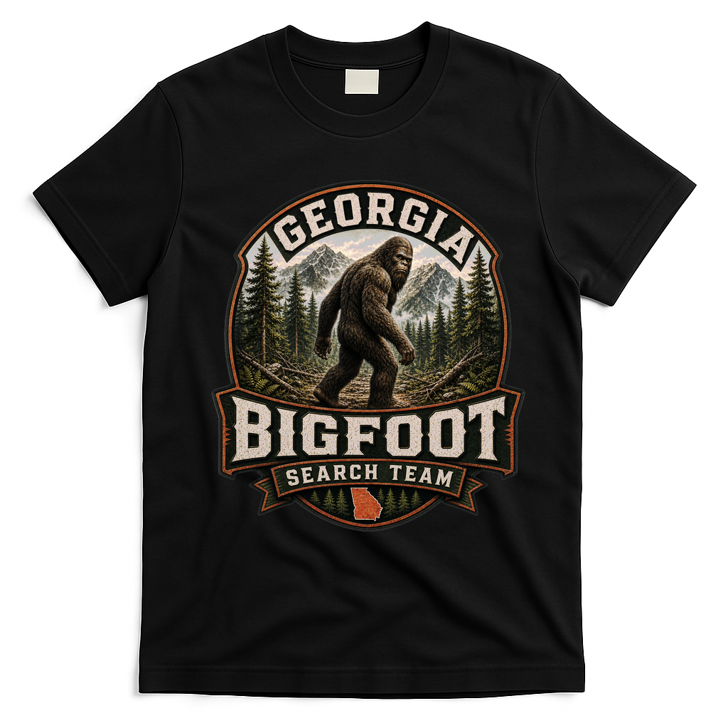 Georgia Bigfoot Search Team Adventure T-Shirt - Black