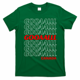 GOOOOALLL Canada Soccer Fan Apparel for Game Day T-Shirt - Irish Green