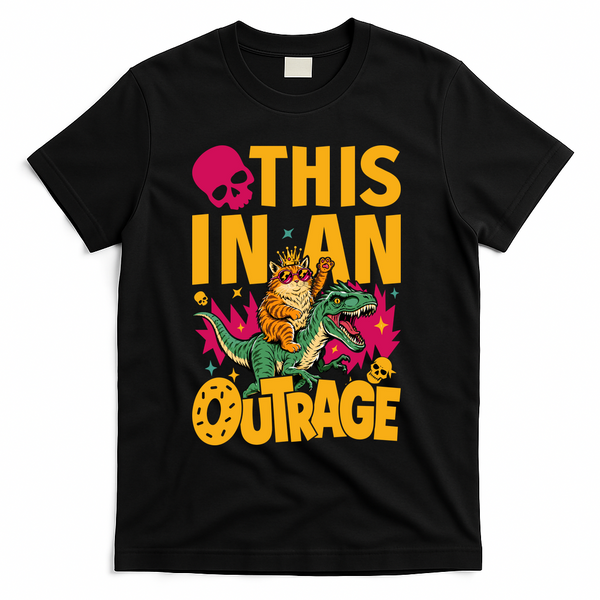 Goddammit Donut Book Lover This In An Outrage T-Shirt - Black