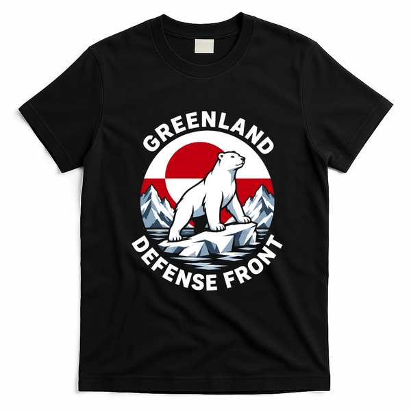 Greenland Defense Front T-Shirt - Black