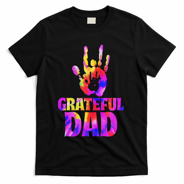 Greateful Dad T-Shirt - Black