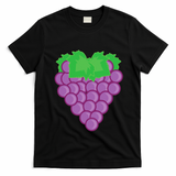 Grape Fruit Easy Lazy DIY Halloween Costume T-Shirt - Black