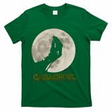 Gabaghoul Funny Hand Moon Halloween T-Shirt - Green