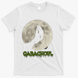 Gabaghoul Funny Hand Moon Halloween T-Shirt - White