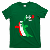 Gabaghoul Funny Haloween Italian Costume Gaba Ghoul Ghost T-Shirt - Green