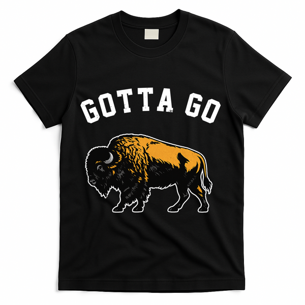 Gotta Go Buffalo Vintage T-Shirt - Black