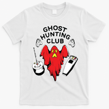 Ghost Hunting Club Funny T-Shirt - White