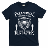 Ghost Hunter Paranormal Investigator T-Shirt - Navy Blue