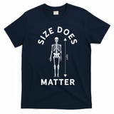 Giant Halloween Skeleton Decoration 12 Feet T-Shirt - Navy Blue