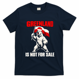 Greenland Is Not For Sale Arctic Polar Bear T-Shirt - Navy Blue