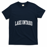 Great Lake Ontario Travel T-Shirt - Navy Blue