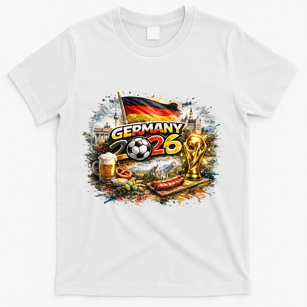 GERMANY North America Soccer Tournament 2026 T-Shirt - White