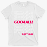 GOOOAAALLL Portugal Soccer Fan Apparel Goal T-Shirt - White