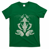 Goth Skulls & Bones Vulture Culture Taxidermy Gothic T-Shirt - Irish Green