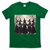 Girl Will Be Girl Witch Halloween Funny Witchy Vibes Women T-Shirt - Irish Green