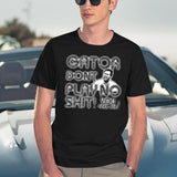 Gator Dont Play Black T-Shirt - Navy