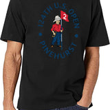 Generic 124th Us Open Pinehurst Resort Black T-Shirt - White