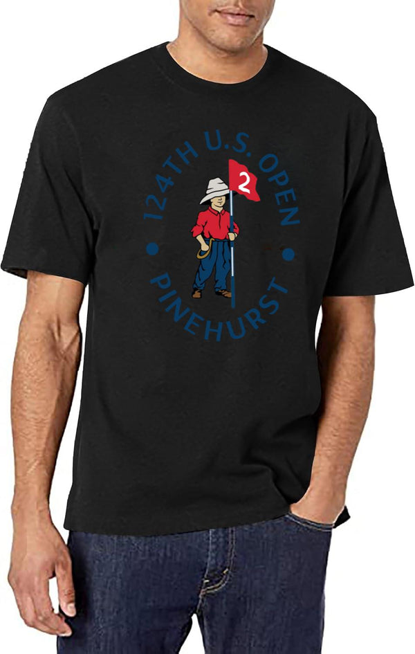 Generic 124th Us Open Pinehurst Resort Black T-Shirt - White