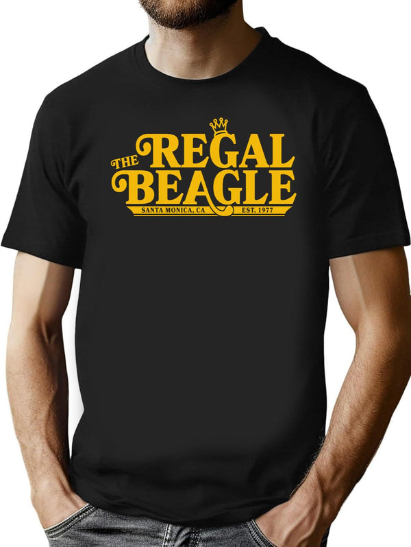 Generic The Regal Beagle Santa Monica Ca Est 1977 Logo Black T-Shirt - Black